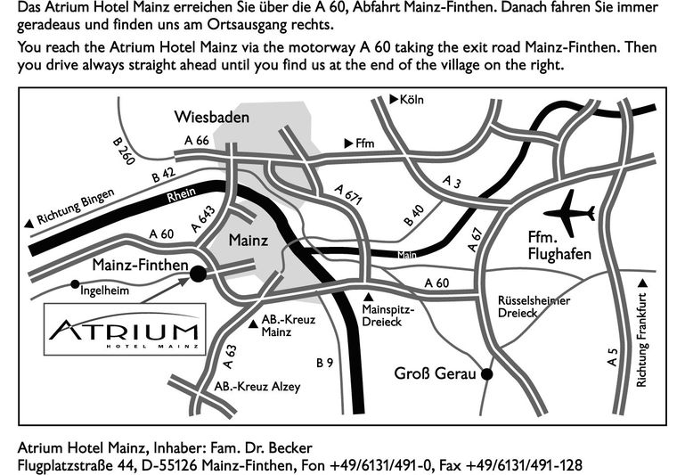 Anfahrt