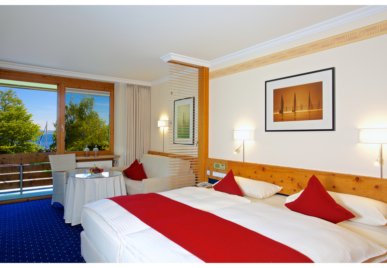 Yachthotel Chiemsee - Zimmer zur Seeseite